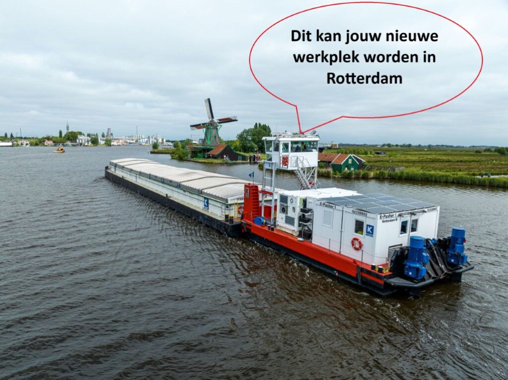 Vacature Schipper Rotterdam op de Kotug E-pusher M